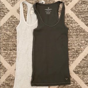 Abercrombie and American Eagle tanks